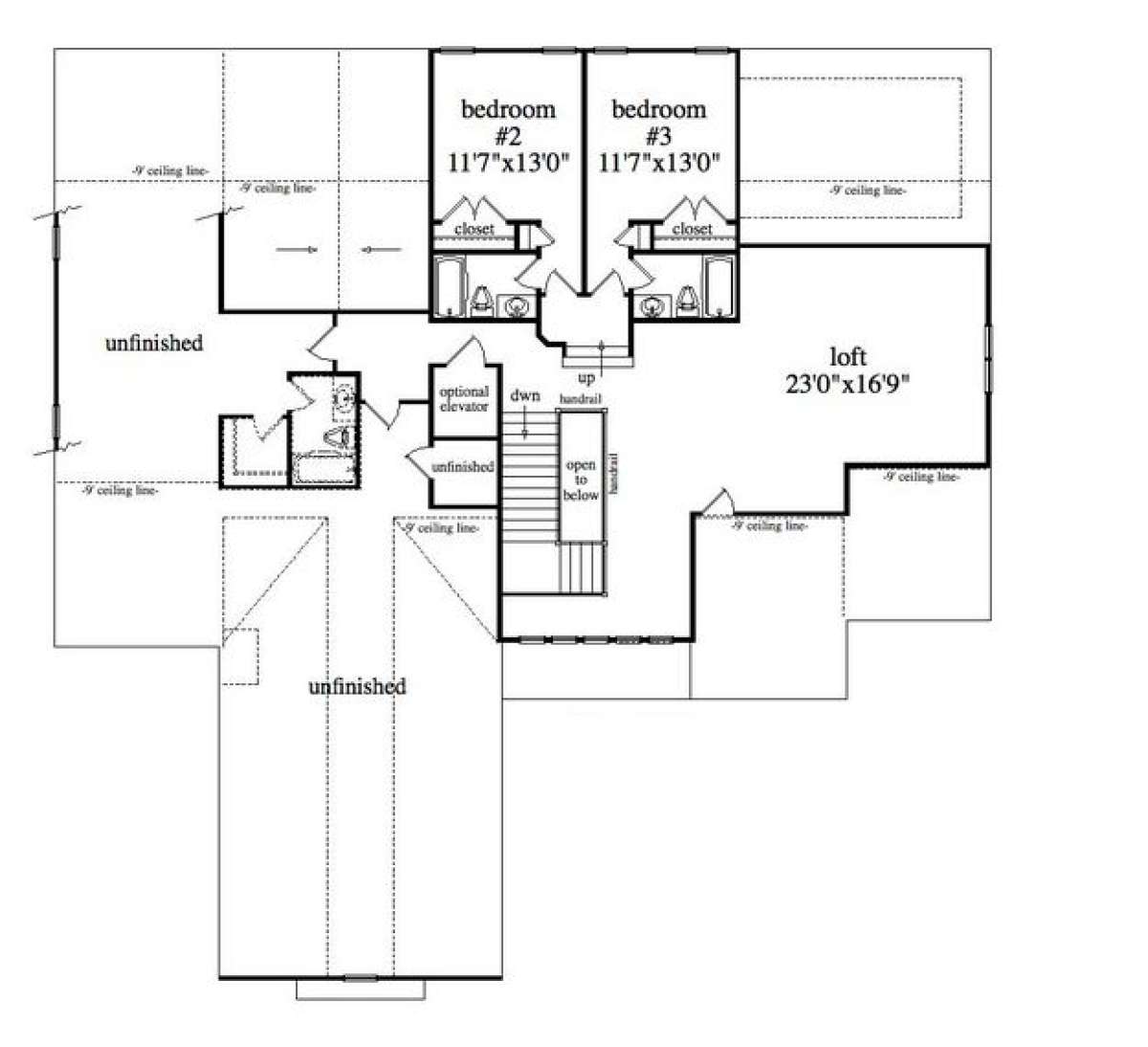 Floorplan 3 for House Plan #957-00014