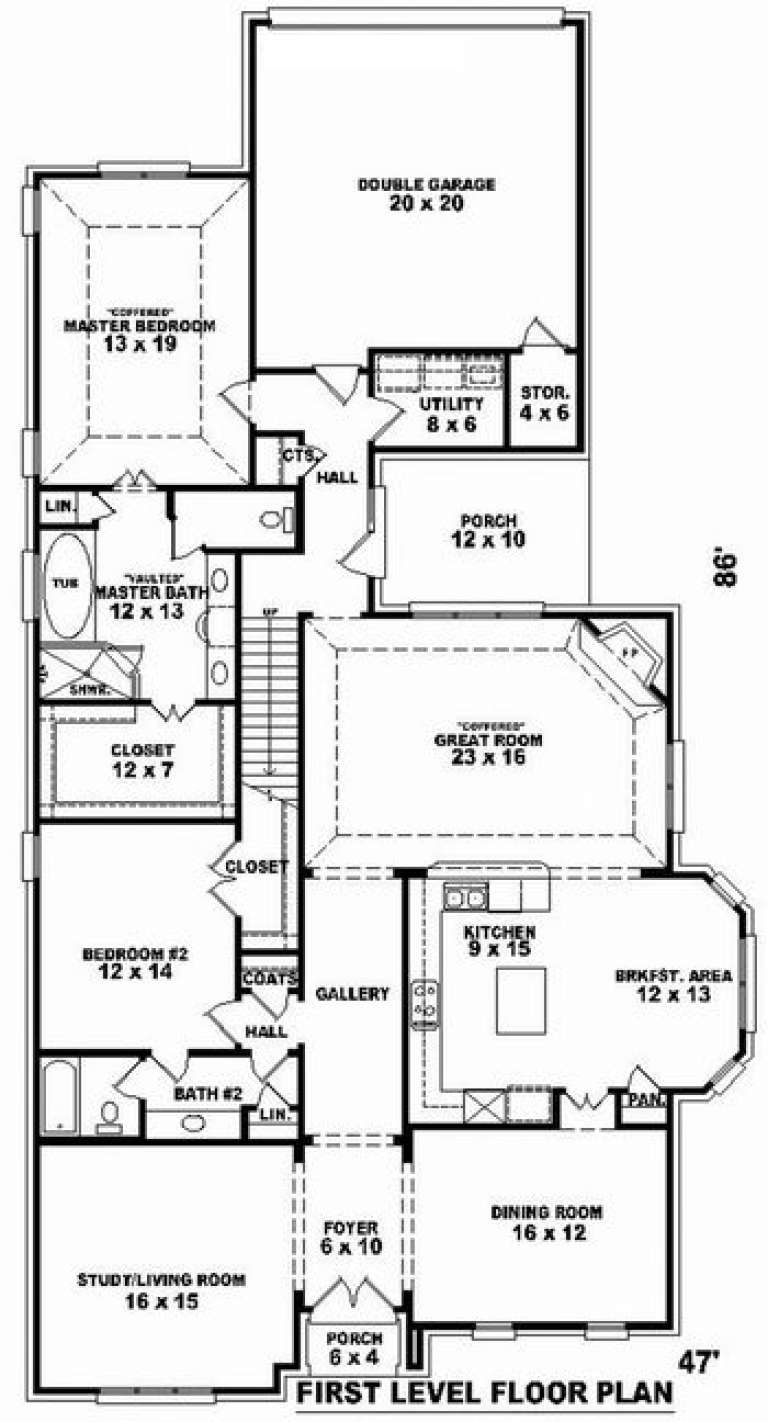 House Plan House Plan #9673 Drawing 1