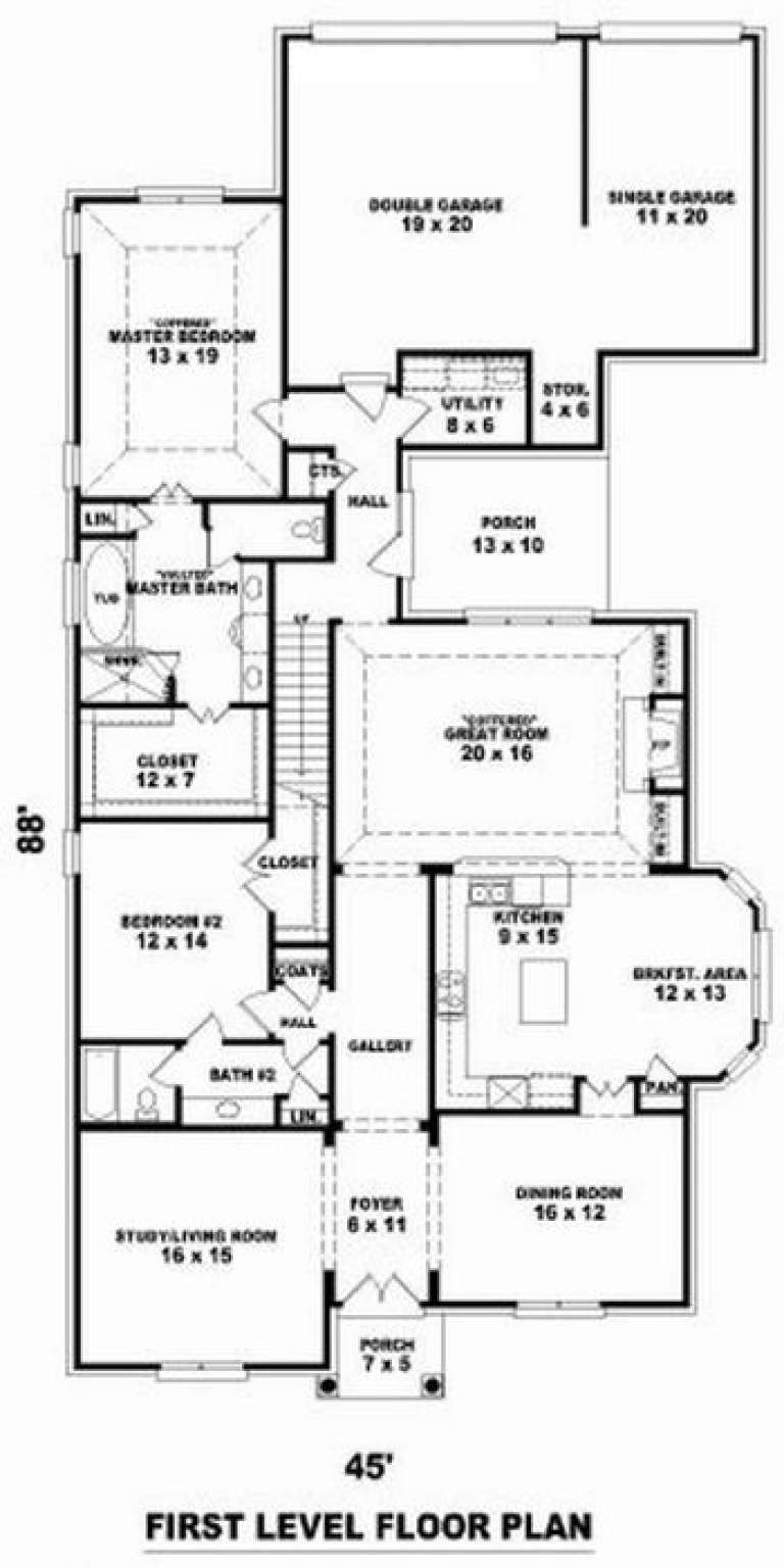 House Plan House Plan #9675 Drawing 1