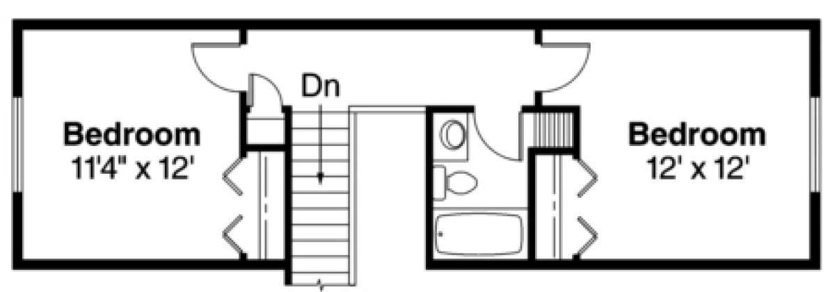 Floorplan 2 for House Plan #035-00302