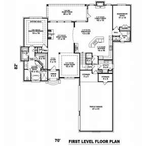 Floorplan 1 for House Plan #053-01820