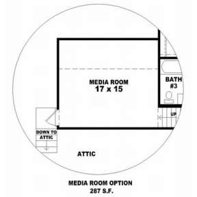 Floorplan 4 for House Plan #053-01820