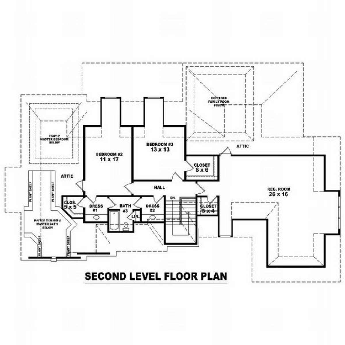 Floorplan 2 for House Plan #053-01825