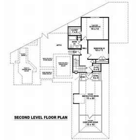 Floorplan 2 for House Plan #053-01827