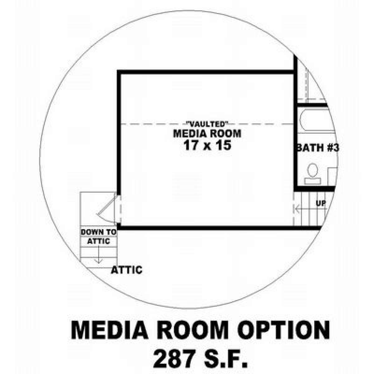 Floorplan 4 for House Plan #053-01827
