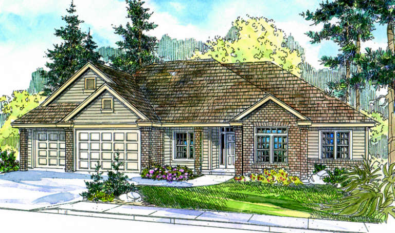 House Plan House Plan #970 Front Elevation