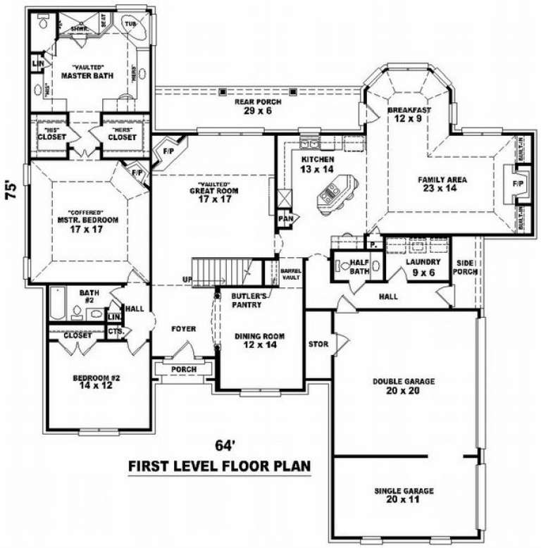 House Plan House Plan #9705 Drawing 1