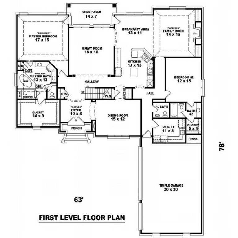 House Plan House Plan #9706 Drawing 1