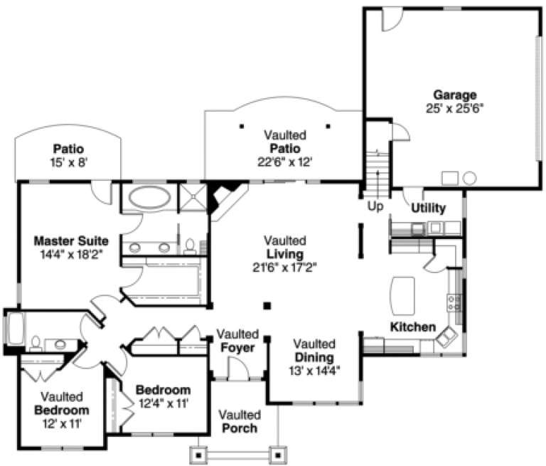 House Plan House Plan #971 Drawing 1