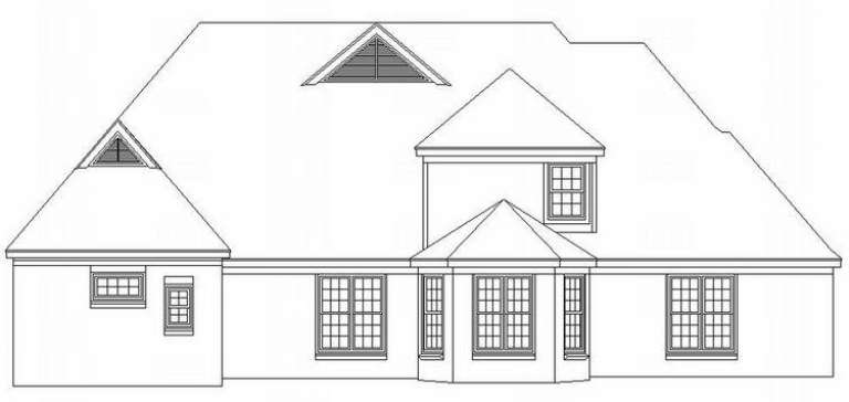French Country House Plan #053-01842 Elevation Photo