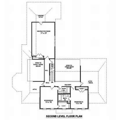 Floorplan 2 for House Plan #053-01846