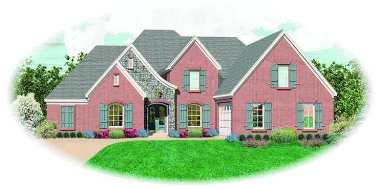 House Plan House Plan #9720 Front Elevation