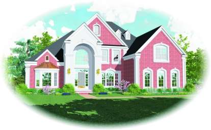 4 Bed, 3 Bath, 3695 Square Foot House Plan - #053-01854