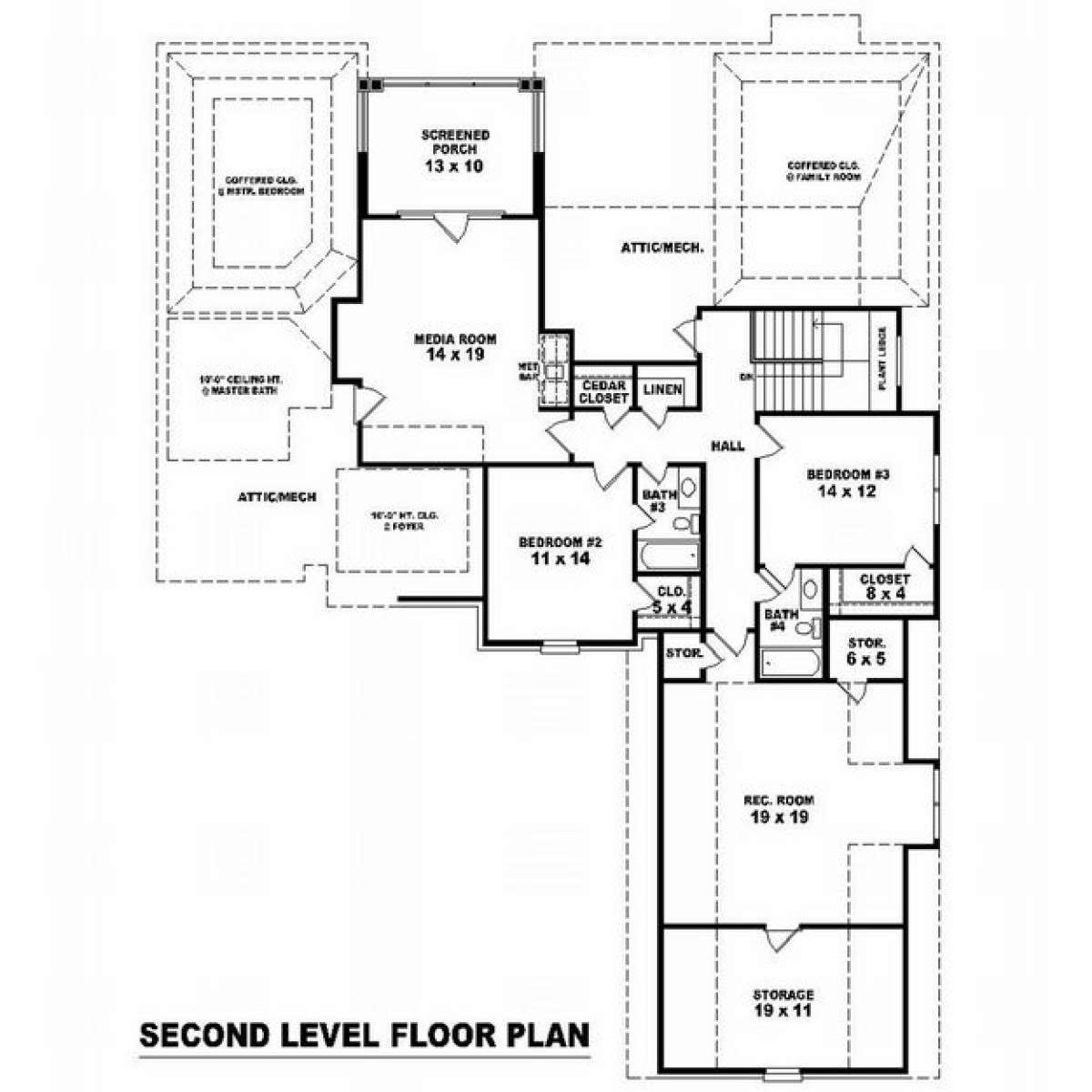 Floorplan 2 for House Plan #053-01858