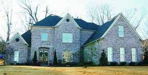 European House Plan #053-01860 Elevation Photo