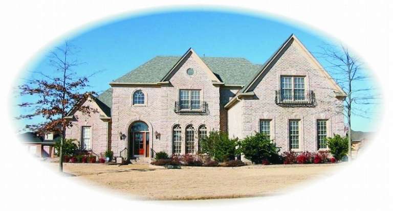 European House Plan #053-01864 Elevation Photo