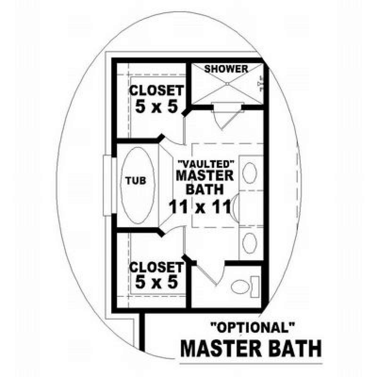 Floorplan 2 for House Plan #053-01867