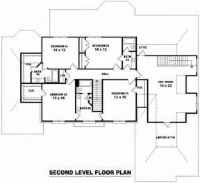 Floorplan 3 for House Plan #053-01872