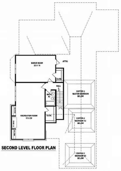 Floorplan 2 for House Plan #053-01874