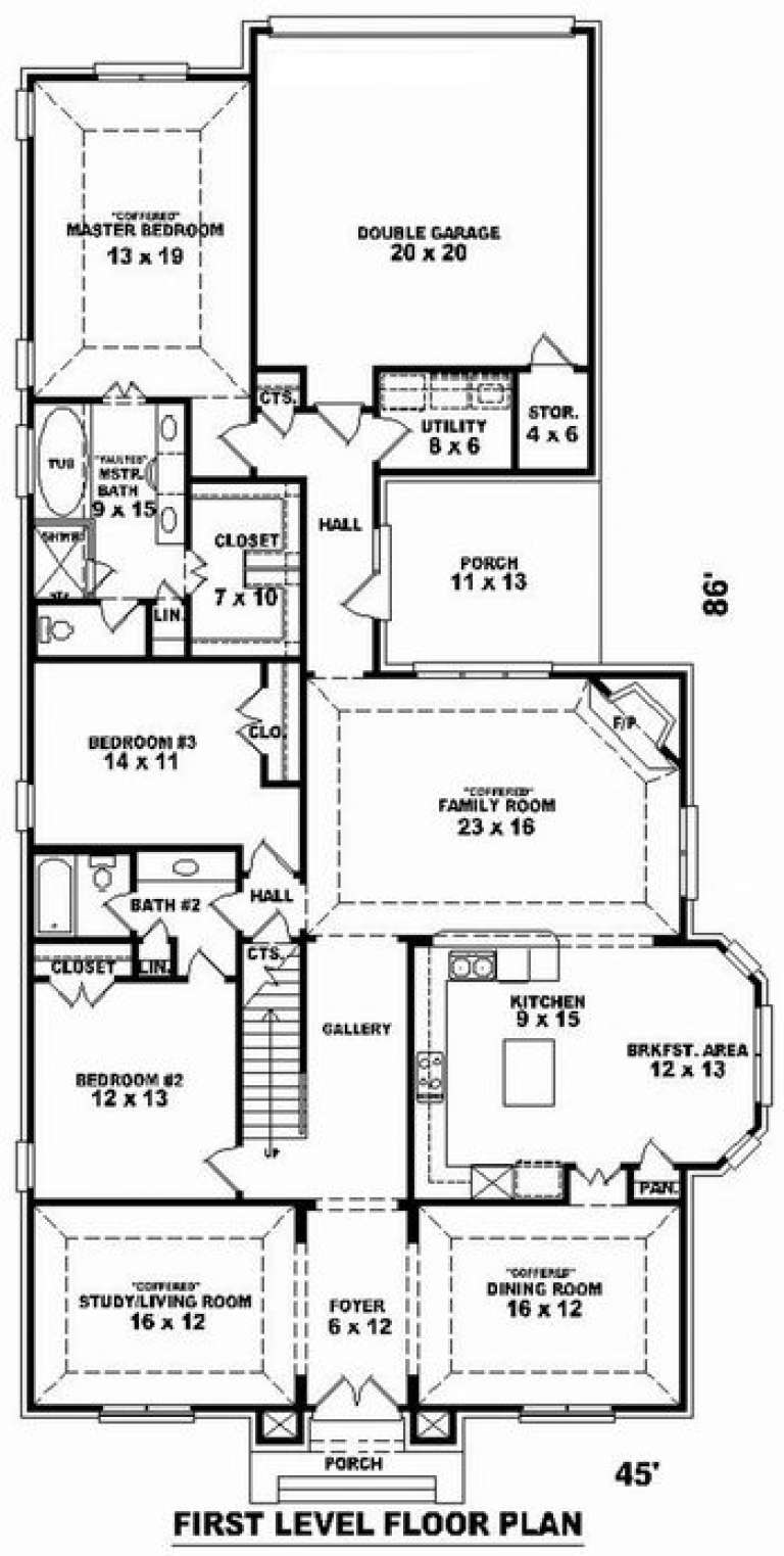 House Plan House Plan #9746 Drawing 1