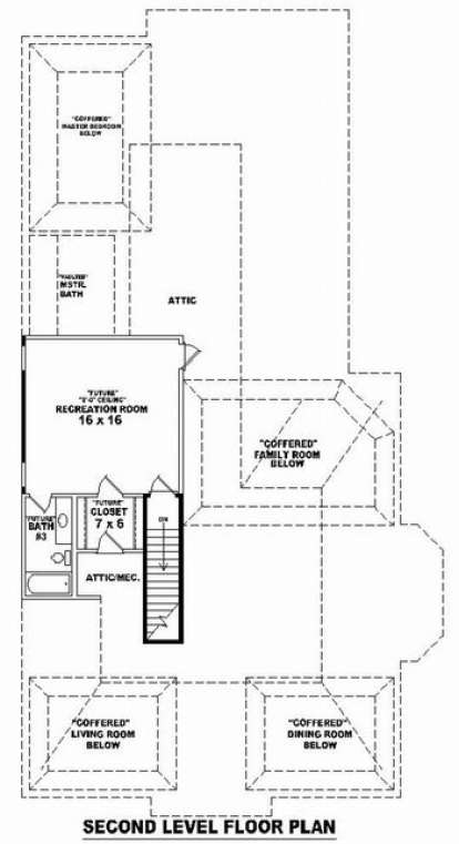 Floorplan 2 for House Plan #053-01875