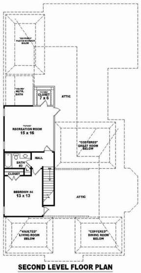 Floorplan 2 for House Plan #053-01878