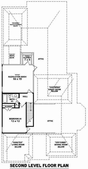 Floorplan 2 for House Plan #053-01879