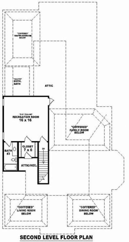 Floorplan 2 for House Plan #053-01883