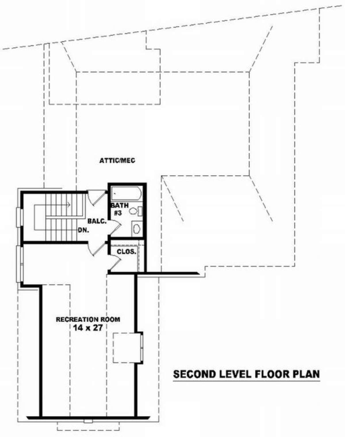 Floorplan 2 for House Plan #053-01886