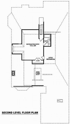 Floorplan 2 for House Plan #053-01887