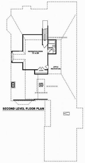 Floorplan 2 for House Plan #053-01888