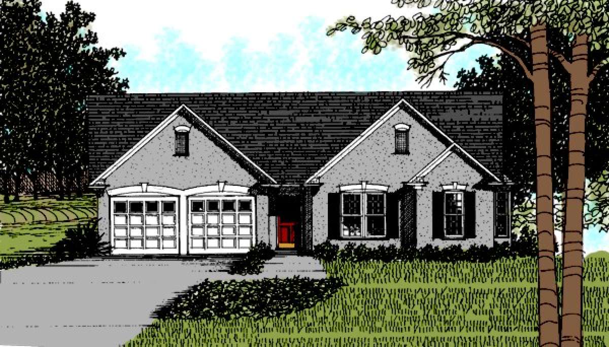 Ranch Plan - 1,387 Square Feet, 3 Bedrooms, 2 Bathrooms | Floor Plan ...