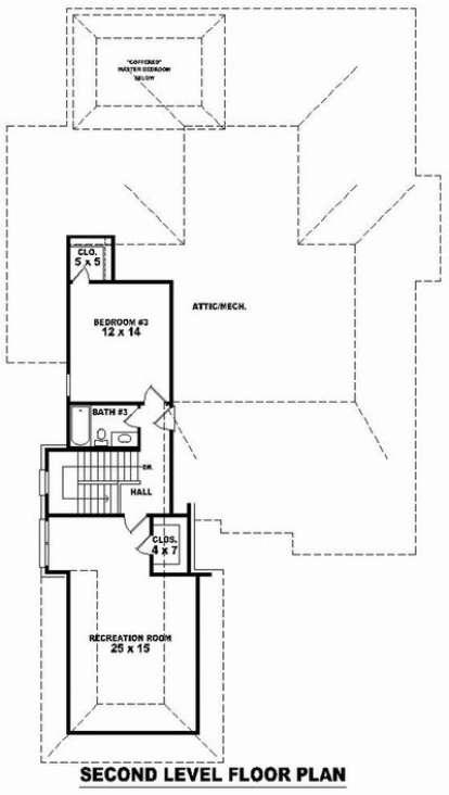 Floorplan 2 for House Plan #053-01892