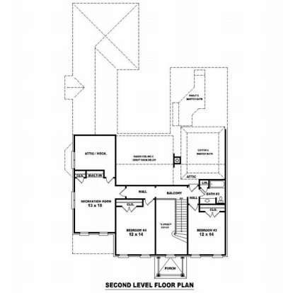 Floorplan 2 for House Plan #053-01900