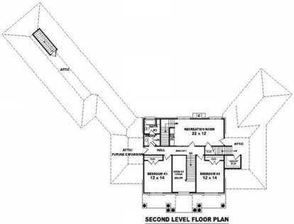 Floorplan 2 for House Plan #053-01902