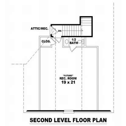 Floorplan 2 for House Plan #053-01903