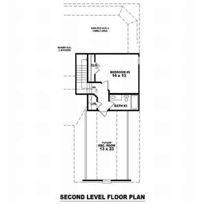 Floorplan 2 for House Plan #053-01907