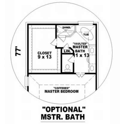 Floorplan 3 for House Plan #053-01909