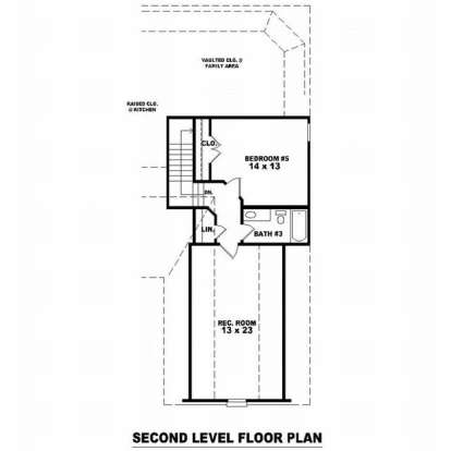 Floorplan 2 for House Plan #053-01910