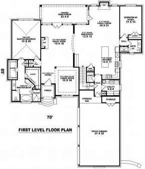 Floorplan 1 for House Plan #053-01914