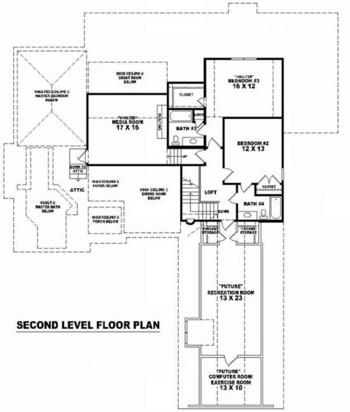 Floorplan 2 for House Plan #053-01914