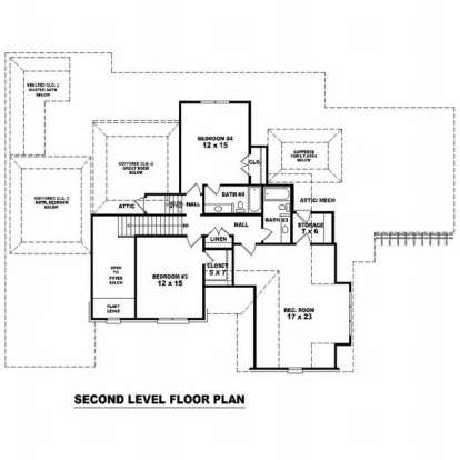 Floorplan 2 for House Plan #053-01921