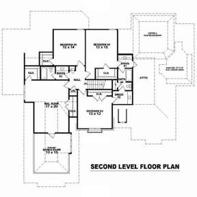 Floorplan 2 for House Plan #053-01922