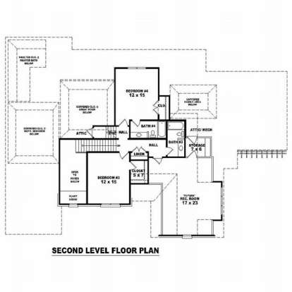 Floorplan 2 for House Plan #053-01926