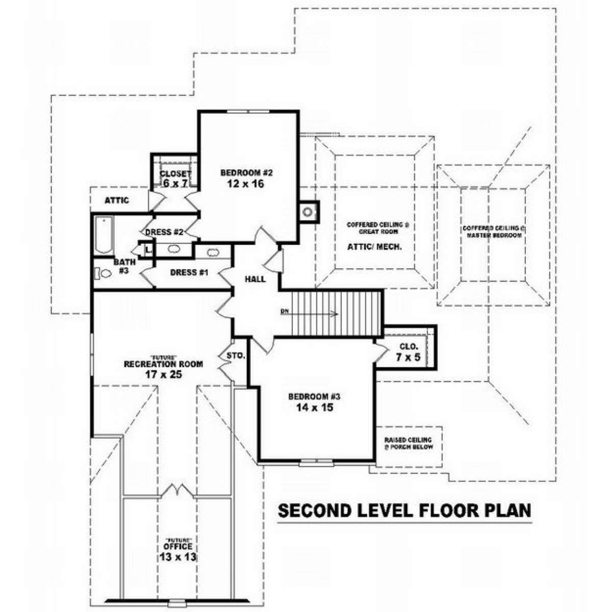 Floorplan 2 for House Plan #053-01927