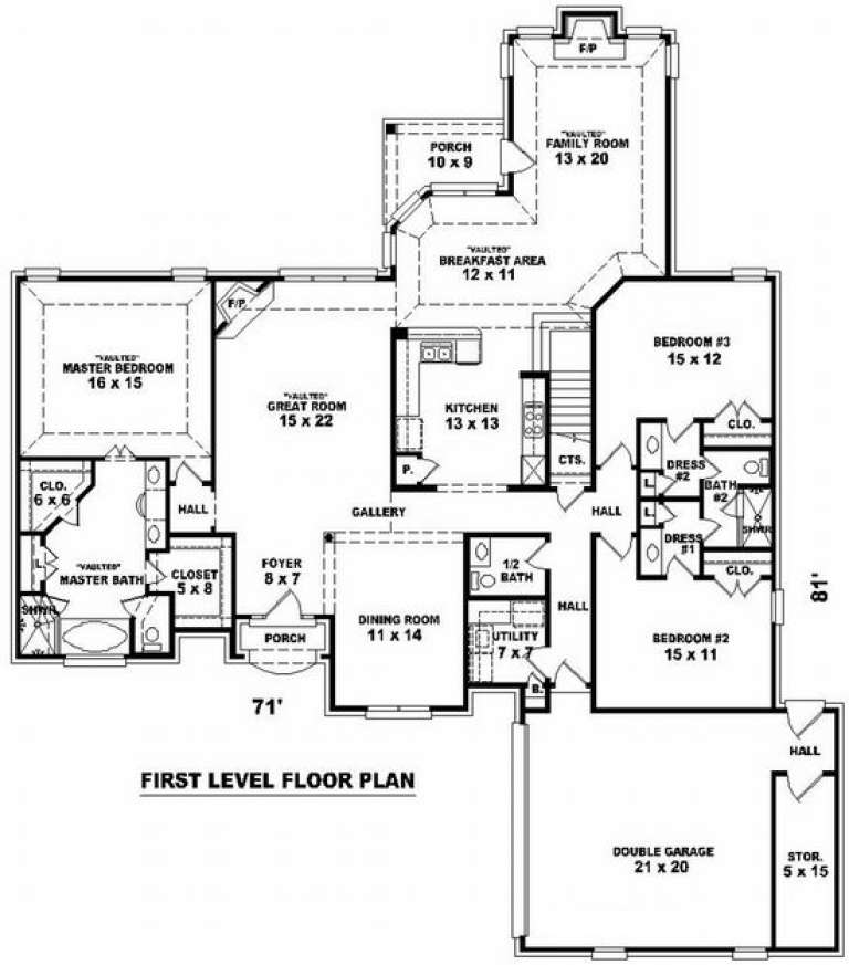 House Plan House Plan #9801 Drawing 1