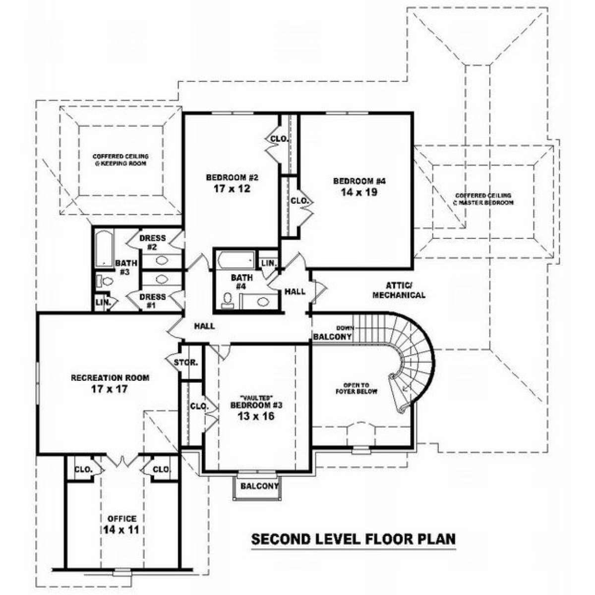 Floorplan 2 for House Plan #053-01936