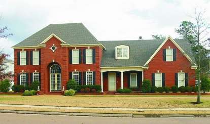 5 Bed, 4 Bath, 4374 Square Foot House Plan - #053-01938