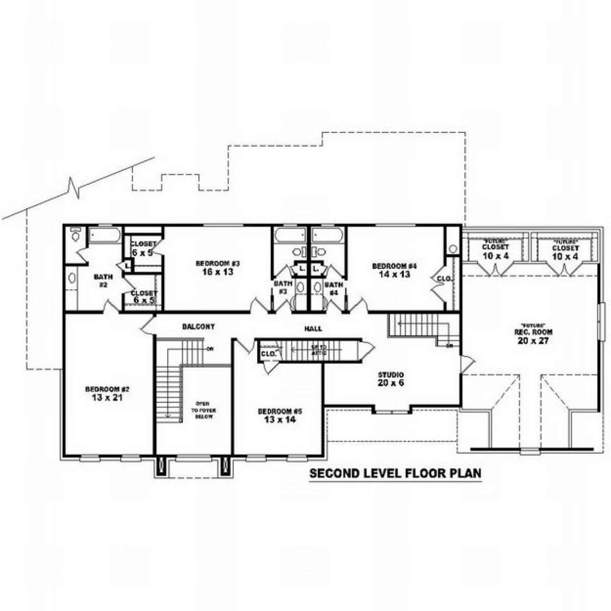 Floorplan 2 for House Plan #053-01938