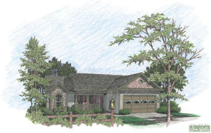 Traditional House Plan #036-00019 Elevation Photo